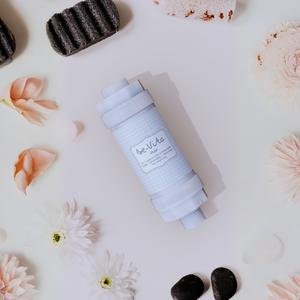 Hecho en Corea, el Mejor Filtro de Ducha Bevita PURE con Certificado Antimicrobiano, Bolas Minerales para Eliminar Cloro e Impurezas, Libre de BPA - Product Image 1