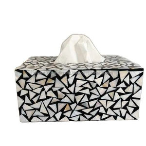 Porte-boîte à mouchoirs de qualité supérieure pour salle de bain et chambre à coucher, design durable, entretien facile et adapté, disponible à la vente - Product Image 3