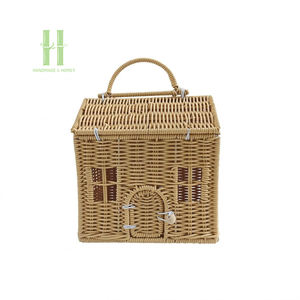 Muebles Infantiles Modernos de Ratán Natural Tejido a Mano, Ecológicos y Duraderos, para Almacenamiento, Casa de Muñecas, Dormitorio, Sala de Estar, Decoración de Centro Comercial, Artesanía HNH - Product Image 2