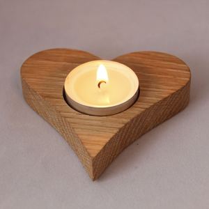 Portavelas de madera de diseño para bodas, eventos festivos, fiestas y regalos. Soporte para velas hecho a mano para el hogar, restaurantes y mesas. - Product Image 3