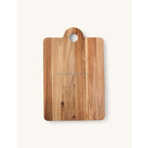 Planche à découper de boucher Disque de charcuterie avec poignée Foresterie 100% planche à découper personnalisée en bois véritable écologique - Product Image 4