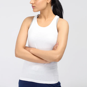Quick Dry Breathable <b>Knitted</b> Solid Loose Fit Women's Running <b>Tank</b> <b>Tops</b> Eco-Friendly Activewear Comfortable Wholesale - Product Image 6