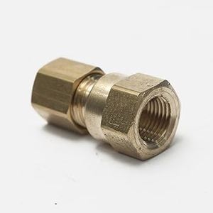 Compression Female <b>Adapter</b> Straight Low Pressure Hexagon Head Inch OEM/ODM (AOL-107) SAE #060103 Brass Forged 150 Class NPT/BSPT - Product Image 4