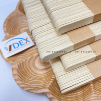 Vente en gros Vdex, bâtonnets de glace en bois de 114mm et 93mm, bâtonnets de glace en bois pour sucettes glacées, bâtonnets biodégradables en bouleau