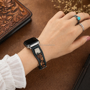 Nuevo 2025 correas de reloj de cuero mecanizadas a mano para mujer de alta calidad correa de reloj femenina para Apple Watch Series muñequeras de cuero de vaca - Product Image 6