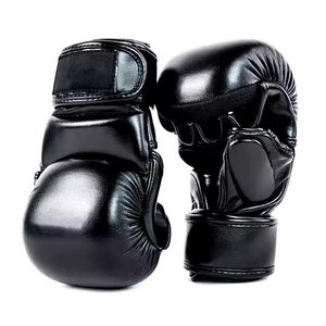 Low MOQ Best OEM Service Custom Logo Boxing <b>Glove</b> <b>for</b> Unisex Printed PU Leather Smart Casual Training Hand Wrap Boxing <b>Glove</b> - Product Image 1