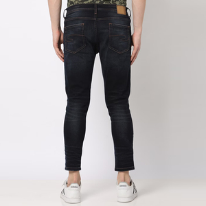 Jeans Casuales para Hombre, Ligeros, Corte Medio, Desgastados, Ecológicos, Transpirables, Cómodos, Moda Urbana, Algodón Premium - Product Image 4