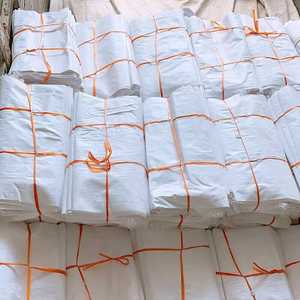 PP woven polypropylene <b>bag</b> white sacks for construction materials and fertilizers food seed bean grain packing 100% virgin - Product Image 3