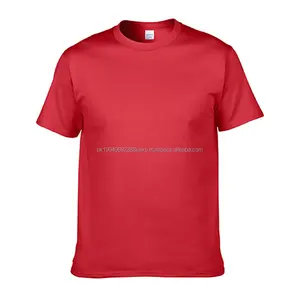 T-shirt pour hommes de haute qualité en vente chaude, 180 g/m², impression personnalisée, 100 % coton, t-shirt vierge pour hommes - Product Image 5