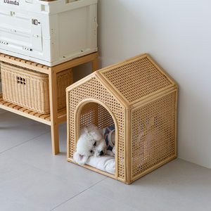 Lits pour chiens en rotin, lit pour animaux de compagnie en bambou, vente en gros, prix bas - Product Image 3