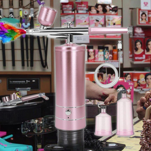 Portable Nano Spray Airbrush <b>Compressor</b> Kit ABS 2 Speed Rechargeable Paint Gun Eco Friendly Nail Art - Product Image 5