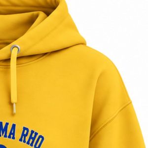 Sudadera con capucha corta para mujer SGRho, diseño gráfico Gold Sigma Gamma Rho 1922, sudadera informal con capucha para hermandad griega - Product Image 6