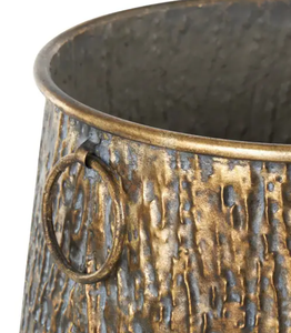 2026 Innovative Modern Round Shaped Galvanized Metal Large Decorative Iron Planter for Garden Decor at Affordably Priced - Product Image 5