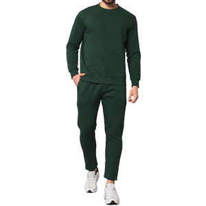 Conjunto Deportivo Oversize para Hombre: Sudadera con Capucha Lisa y Pantalones de Chándal a Juego, Conjunto de Dos Piezas - Product Image 1