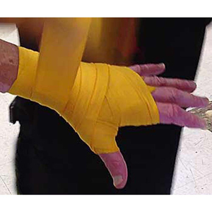 Boxing & MMA Hand Wraps with Custom Elastic Band 100% Cotton Breathable Eco-Friendly Unisex Custom Logo & Color - Product Image 5