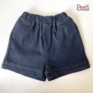 Shorts en jean noir pour enfants, garçons et filles, coupe ample, style coréen, vêtements décontractés, fabriqués au Vietnam, prix d'usine imbattable - Product Image 5