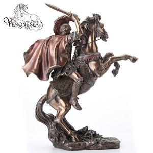 Figurine en résine de luxe VERONESE DESIGN - ALEXANDRE GRAND CHEVALIER - MYTHOLOGIE GRECQUE ROMAINE PEINTE À LA MAIN, Décoration d'intérieur européenne - Product Image 3