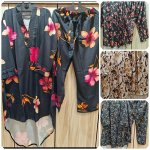 Kurtis ชุด Co-Ord gurtis แบบยาวได้รับความนิยมตัดขึ้นความยาวเต็มพอดีกับ XXL 3XL 4XL สบาย - Product Image 6