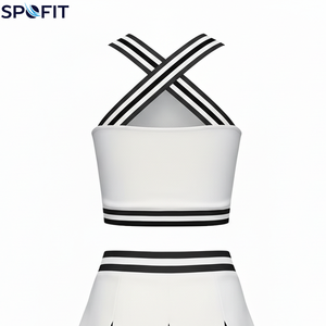 Hot Sale Custom Made <b>Light</b> Weight Cheerleading Uniform Performance Wear Set Style Uniform Custom Cheerleading Uniform - Product Image 5