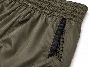 Shorts de MMA Verde Oliva para Mujer, 100% Poliéster, Secado Rápido, Diseño con Paneles de Malla, Corte Regular, Ropa de Artes Marciales - Product Image 5