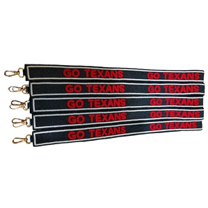 Handmade Red & White Beadwork Customized Size and Logo Gameday Clear Bag Strap Custom Memorial Letters Sport Fan Straps in 2026 - Product Image 4