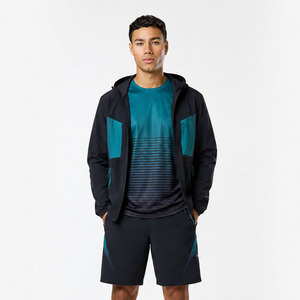 <b>Men's</b> Custom Lightweight Hooded Windbreaker <b>Set</b> with <b>Hoodie</b> <b>And</b> <b>Shorts</b> Outdoor Running Sportswear Casual Two Piece Tracksuit <b>Set</b> - Product Image 5