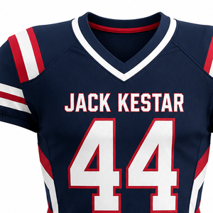 NOUVEAU Ensemble d'uniformes de football américain personnalisés de qualité supérieure – Maillot et pantalon sublimés, Tissu respirant haute performance, Design prêt pour l'équipe - Product Image 3