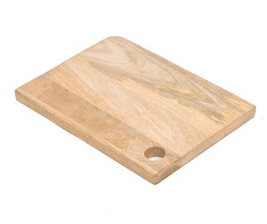 Planche à découper rustique en bois de manguier pour la cuisine, finition naturelle, durable, surface écologique, trou de suspension, compatible lave-vaisselle - Product Image 2