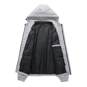 <b>Men</b> <b>Rain</b> <b>Jacket</b> Waterproof Windproof <b>Lightweight</b> Outdoor Hooded <b>Rain</b> Coat for Hiking Camping Travel and Daily Wear - Product Image 2