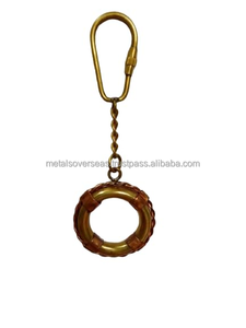 Brass Round Tube Keychain Unisex – Heavy Duty Metal <b>Key</b> Ring for Car, Bike & Home <b>Keys</b>, Stylish Durable <b>Key</b> <b>Holder</b> - Product Image 2