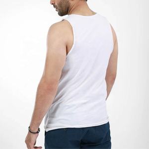 Camiseta sin Mangas Deportiva para Hombre, Transpirable, de la Mejor Calidad, en Oferta, Estampada, 100% Algodón Orgánico - Product Image 5