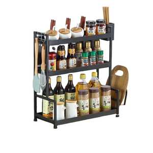 Estante Magnético Blanco para Especias para Refrigerador, 2 Niveles, Imán Fuerte, Estante Lateral para Refrigerador, Organizador de Almacenamiento, Soporte para Botellas de Cocina - Product Image 5