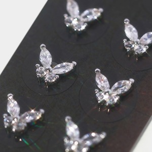 [W Island] Flower <b>Ear</b> Beauty Patches Glossy Jewel Design Transparent Waterproof 72-Hour Wear Wellness <b>Ear</b> <b>Stickers</b> - Product Image 3