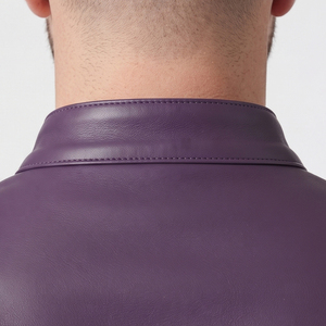 Men's Leather <b>Jacket</b> with Front Zipper Men Multi Zipper Pockets Leather <b>Biker</b> <b>Jacket</b> Boys Stand Collar PU Cowhide <b>Jackets</b> - Product Image 5