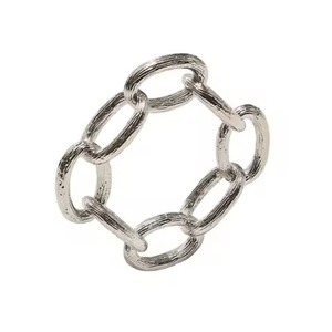 Anillo de Servilleta Metálico Decorativo para Mesas de Comedor, Hogar, Restaurantes, Bodas y Presentaciones - Product Image 2