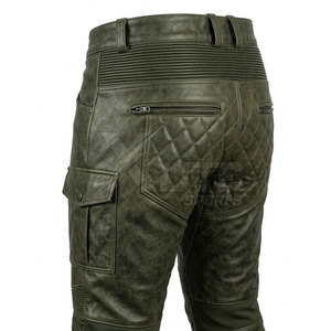 Pantalones de Motocicleta de Cuero Duradero de Calidad de Fabricante, Transpirables y Cómodos, con Diseño de Seguridad para Uso Prolongado - Product Image 5