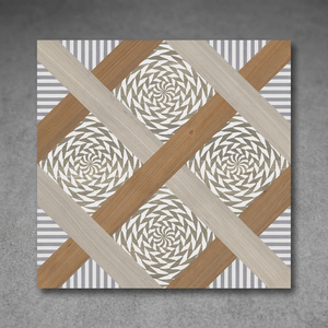 Interlocking 30x30cm <b>Wood</b> Deck Tiles for Indoor & Outdoor Patio & Garden 5mm Thick for Hall Bathroom & Mall - Product Image 4
