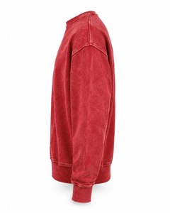<b>Fleece</b> Winter Casual <b>Sweatshirt</b> Men Regular Fit <b>Lined</b> Crew Neck Acid Wash Solid 220g 100% Cotton Custom Made 2026 New Arrival - Product Image 6