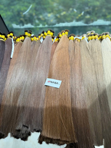 Extensions de cheveux Nasa Hair Bac Ninh, cheveux vietnamiens vierges, cheveux en vrac, double trame, 60 cm, qualité supérieure, super double trame - Product Image 6