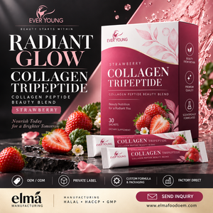 Beauty Blend, Suplemento de Grado Alimenticio, Tabletas Masticables de Colágeno con Vitamina C, Extractos de Plantas, Semillas de Uva y Melón, Salud de la Piel - Product Image 1