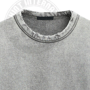 เสื้อฮู้ดดี้พรีเมียมลำลองสีพื้น ผ้าฝ้าย 100% สำหรับฤดูหนาว พิมพ์โลโก้ตามสั่ง มีกระเป๋าผ้าฟลีซ ล้างสีแบบแอซิดวอช แขนยาว สไตล์สตรีทแวร์ - Product Image 6