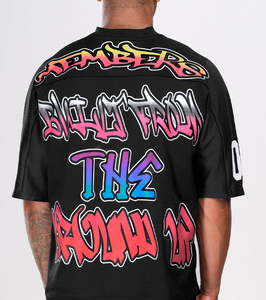 Top Quality American Jersey Custom Sublimation American Football Jersey Floral Print Name on Front and Back Customized Jersey - Product Image 4