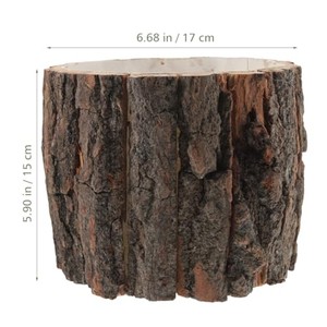 Acacia <b>Wood</b> wooden vases and flower pots OEM Custom Wholesale | Aqdus Saleem India - Product Image 3