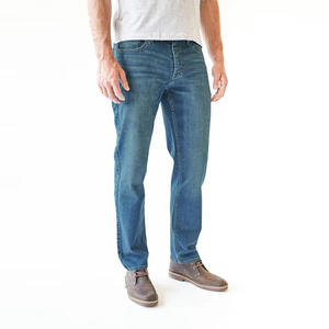 ODM Denim Jeans Manufacturer <b>Men</b> Relaxed Fit Denim Jeans High Quality Straight Denim Jeans Smart Casual <b>Trousers</b> - Product Image 5