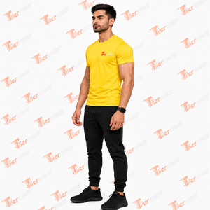 Camiseta Deportiva Casual de Verano para Hombre, Personalizada al por Mayor, Ropa Deportiva Ajustada, de Secado Rápido, para Gimnasio, Running y Fitness - Product Image 2
