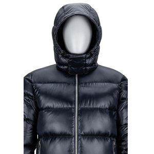 Custom Design Mens Puffer Jacket <b>Winter</b> Streetwear Hooded <b>Coat</b> with Front Logo High Quality <b>Waterproof</b> - Product Image 5