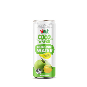 VINUT Coconut Water with Yuzu, Can, 10.82 fl oz (320ml) - Vietnam <b>Beverage</b>, Wholesale Price Free Sample - Product Image 1