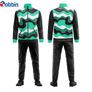 Conjunto Deportivo de Alta Calidad para Hombre, Estampado, Informal, para Fútbol, Running, con Cuello Alto, Transpirable - Product Image 4