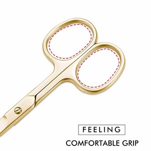Tijeras para cutículas de uñas con hoja curva ultra afilada para un corte preciso, acabado suave y manicura y pedicura profesionales - Product Image 5