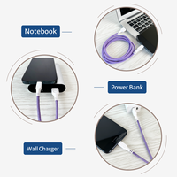 Cable cargador USB C al por mayor de calidad, Cable trenzado de nailon, Cable cargador Micro Usb de carga rápida personalizado para teléfono móvil